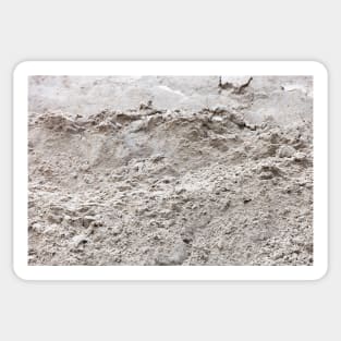 Sand texture on beach Sticker